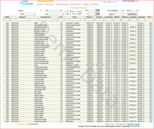 Billable transaction review screen With the ability to view transactions loaded from back-end system and after pricing table has been applied. Allows user view transactions prior to invoice creation. One key buttons like “go” allows for quick invoice generation.